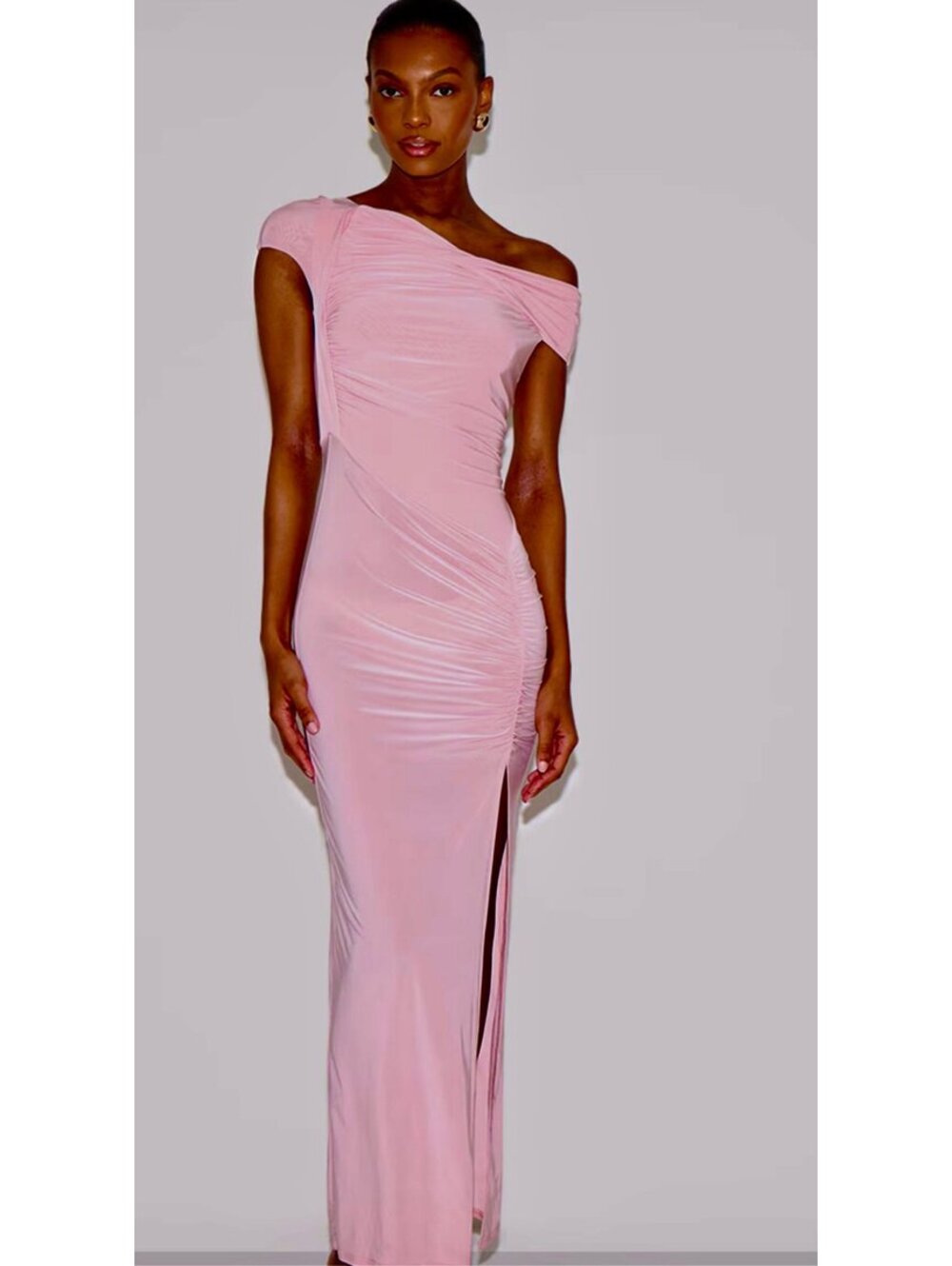 PINK PRETTY LITTLE THING LONG DRESS- NWT